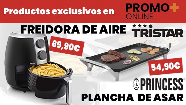 Nueva promoción del diario SPORT: Freidora de aire y Plancha de asar tabla chef