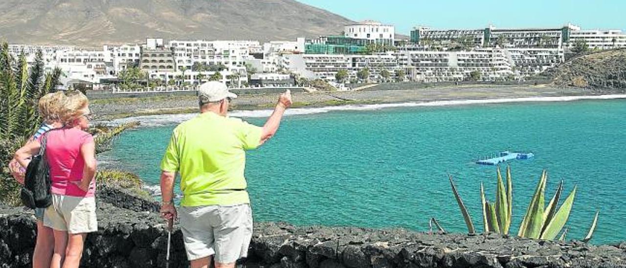 Una vista del hotel Sandos Papagayo, en Playa Blanca, Lanzarote.