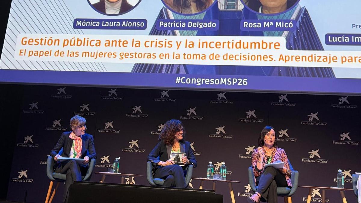 Tres gestoras de la dana participan en el Congreso de Mujeres en el Sector Público.