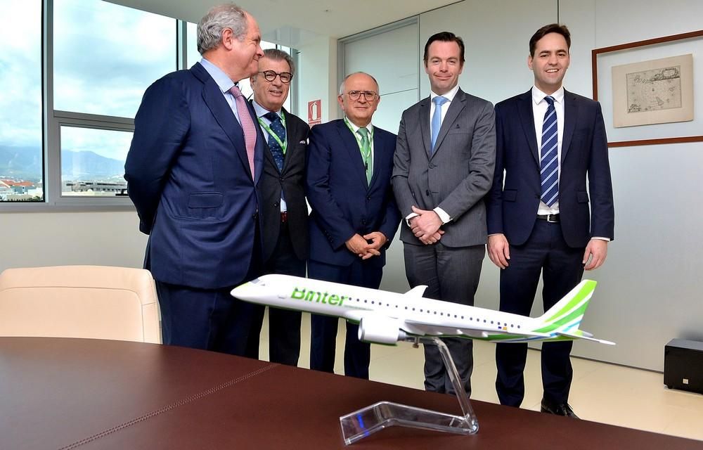 Binter y Embraer sellan su acuerdo de compra de nuevos aviones reactores