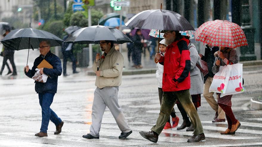 Día de lluvia en Vigo // R. Grobas