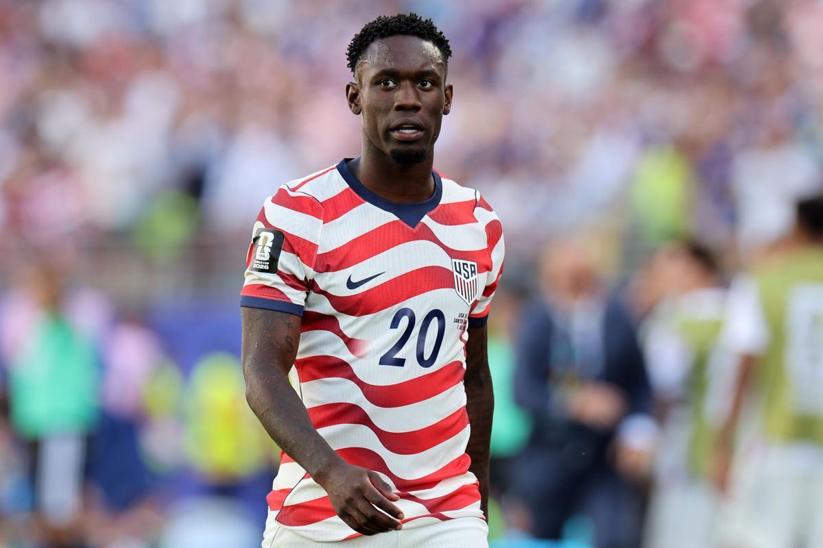 Folarin Balogun, delantero de Estados Unidos. EFE/EPA/BENJAMIN FANJOY