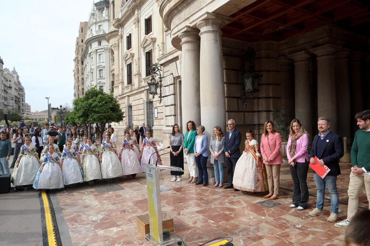 Presencia institucional en el acto por la infancia