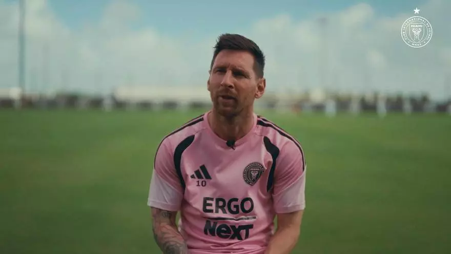 Leo Messi: "Ha sido espectacular ver el nuevo estadio"