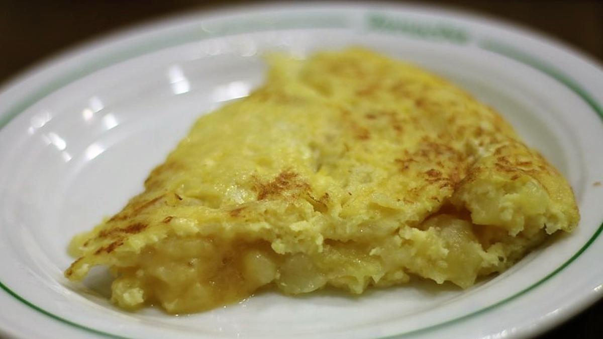 Tortilla de patata de Jurucha (Madrid).