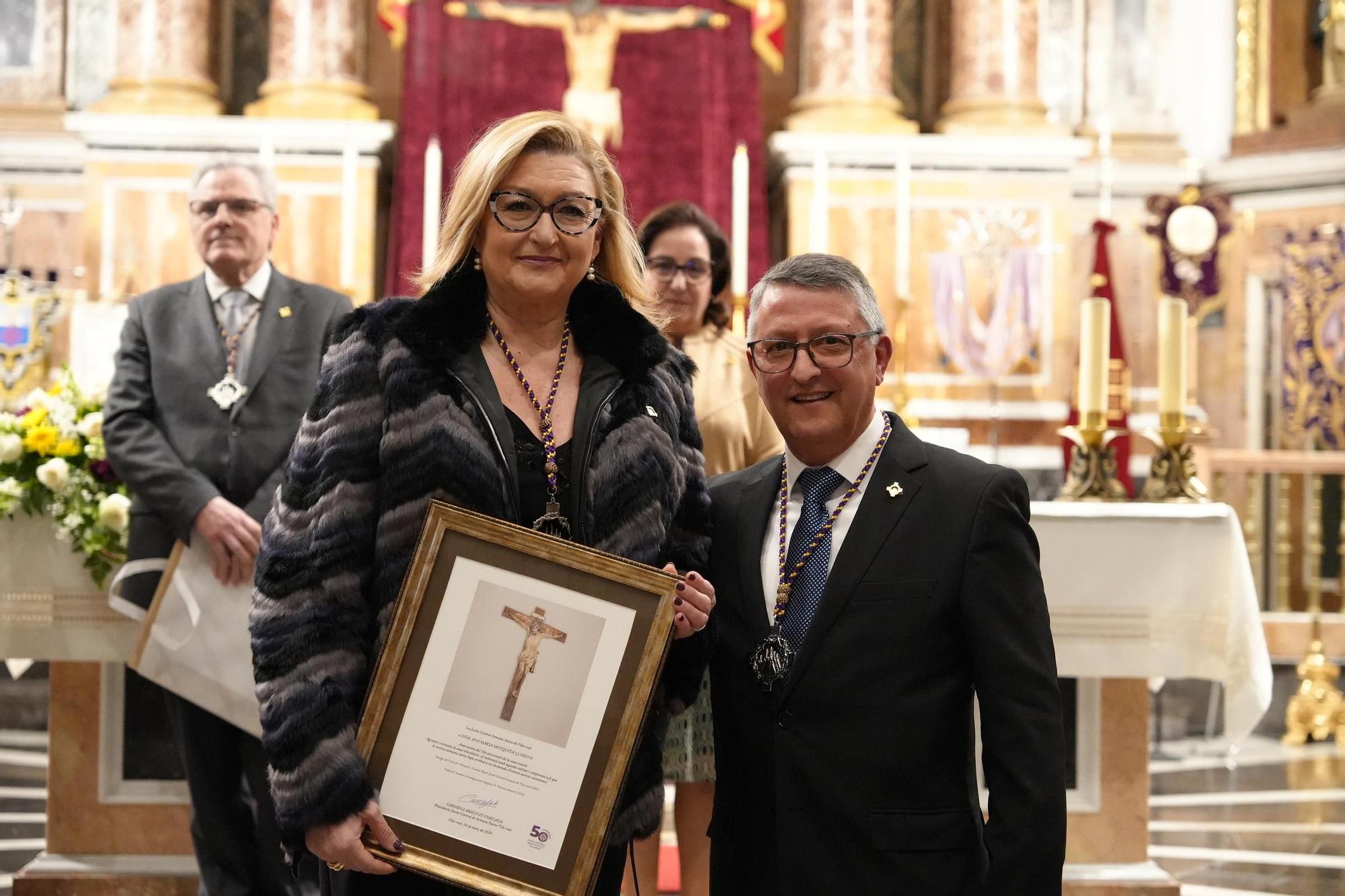 Las fotos de la misa para conmemorar el 50º aniversario de la Junta Central de Semana Santa de Vila-real