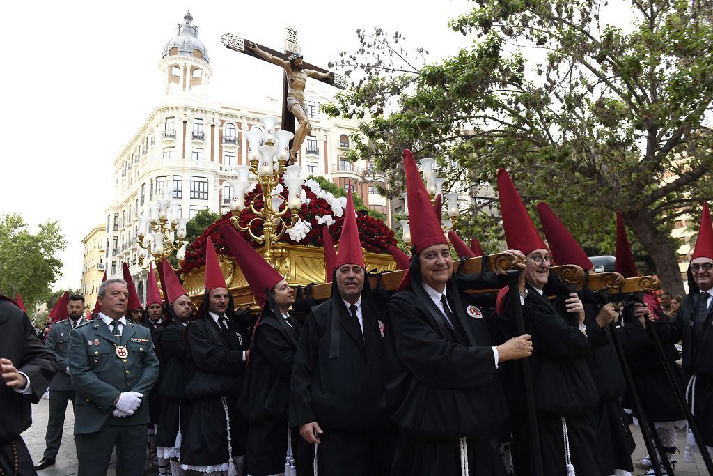 Procesión de la Misericordia este Viernes Santo en Murcia, en imágenes