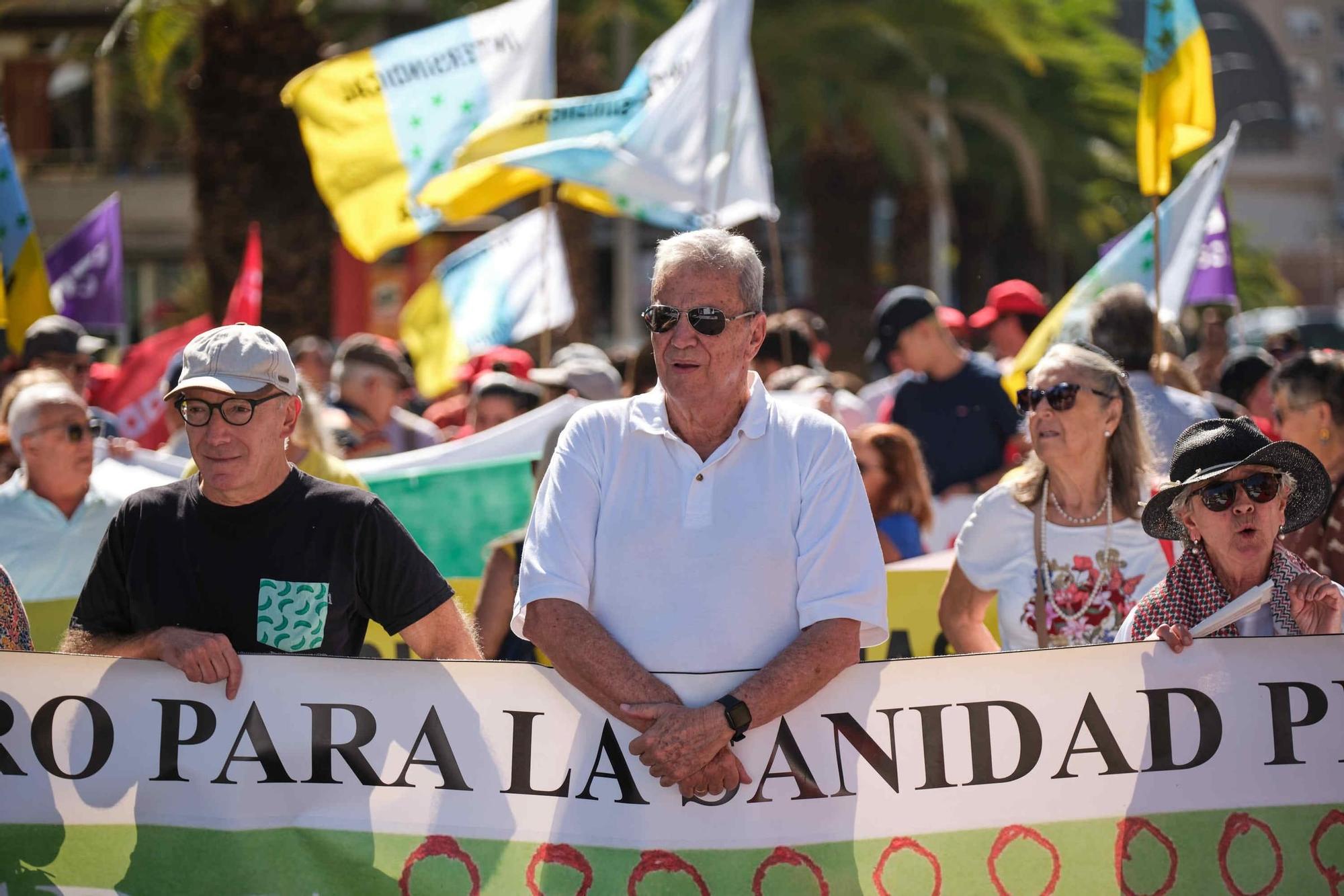 Manifestación por una Sanidad de calidad en Tenerife