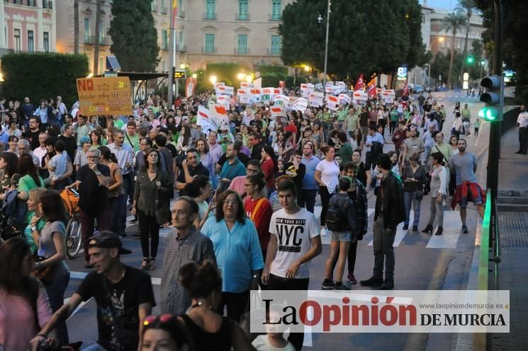 Manifestación contra la LOMCE en Murcia