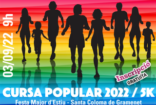 Carrera popular de la Fiesta Mayor de Santa Coloma: inscripciones y recorrido