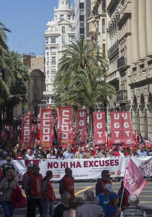 Manifestación del Día del Trabajo en València