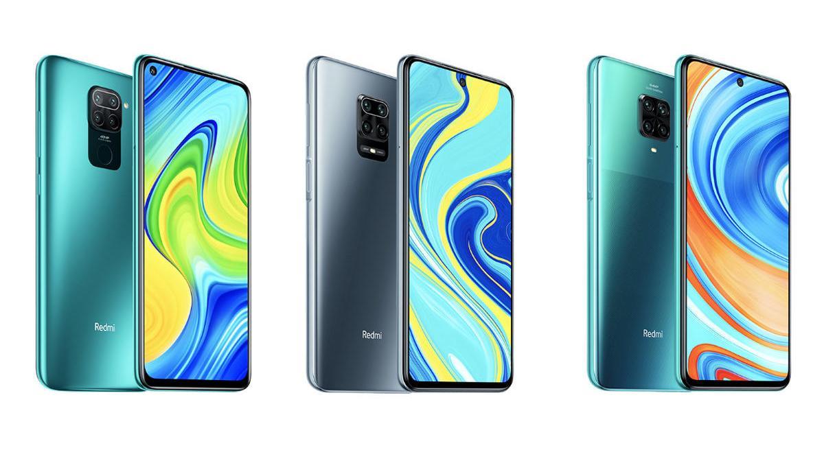 Los nuevos Xiaomi Redmi Note 9.