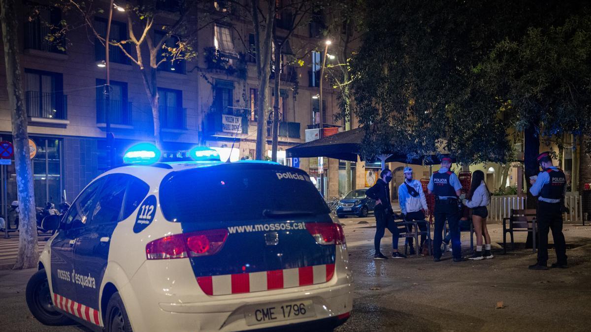 Un operativo de los Mossos d'Esquadra, en una imagen de archivo.