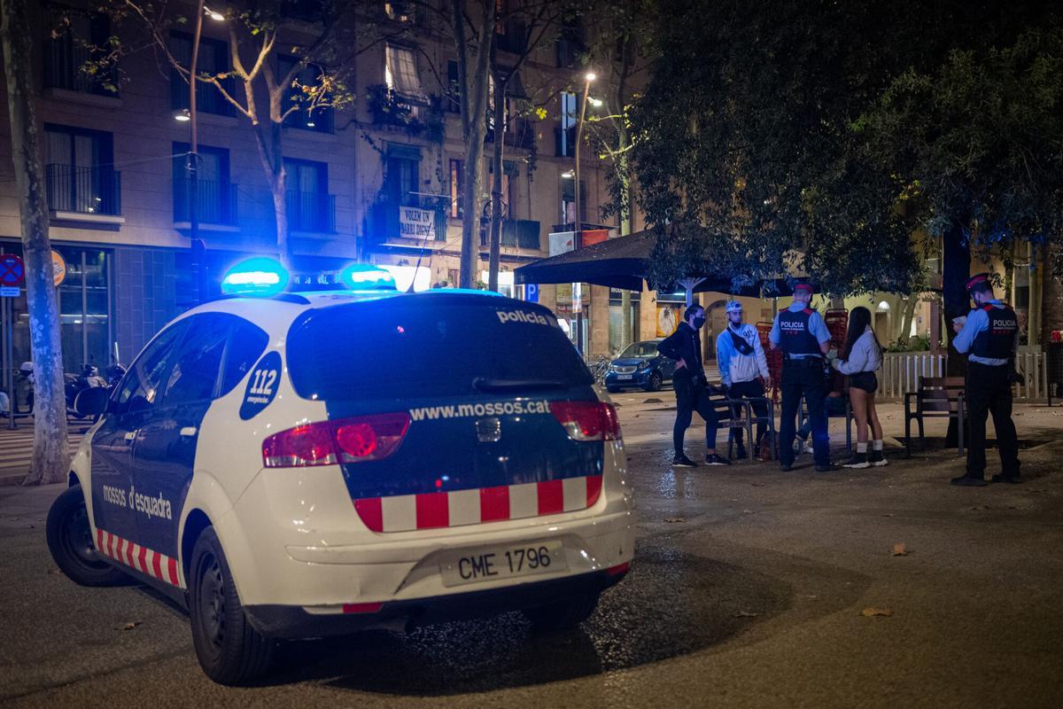Un operativo de los Mossos d'Esquadra, en una imagen de archivo.