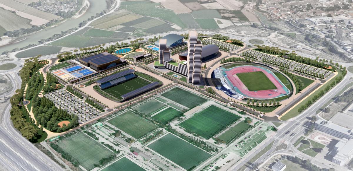 La Ciudad Inteligente del Deporte contará con mini-estadio, un centro acuático y un pabellón deportivo, entre otros equipamientos.