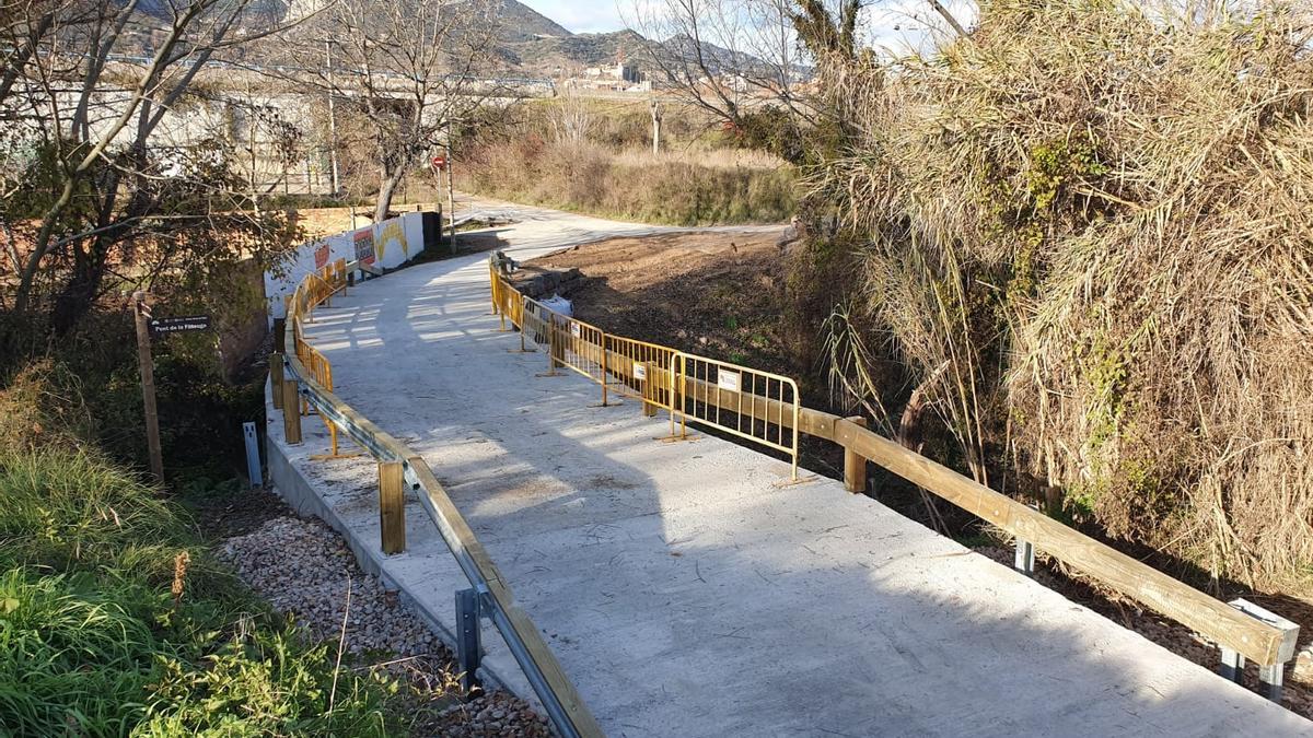 El pont de la Fàbrega recuperat