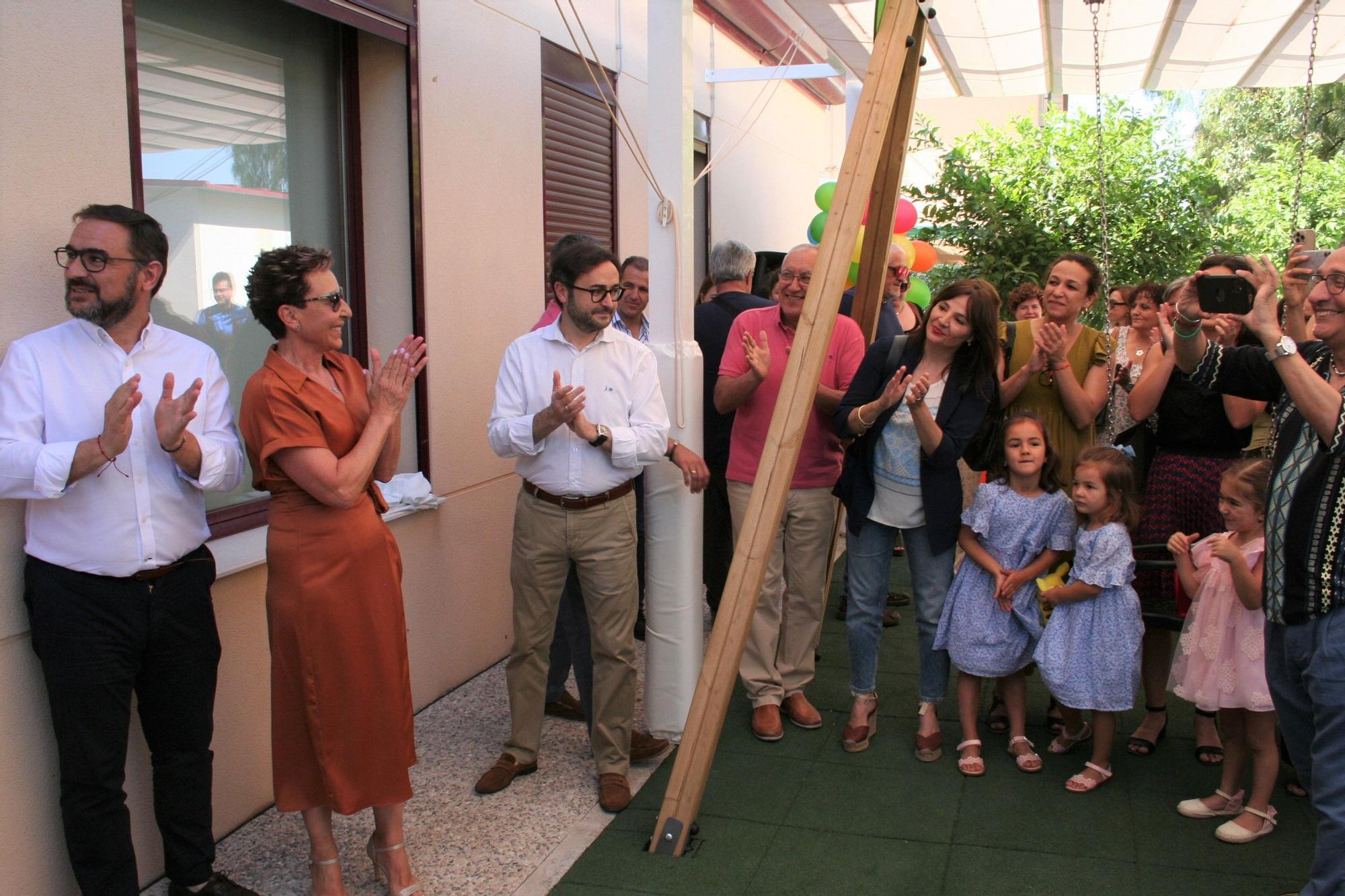 María Isabel Casbas da nombre al parque del Centro de Atención Temprana de Lorca