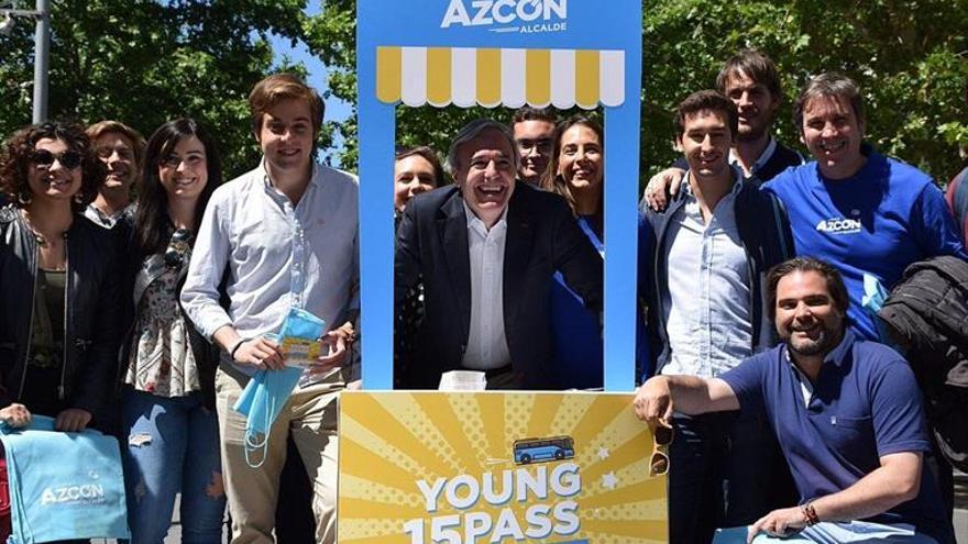 Azcón propone una tarifa plana juvenil de 15 € en el transporte