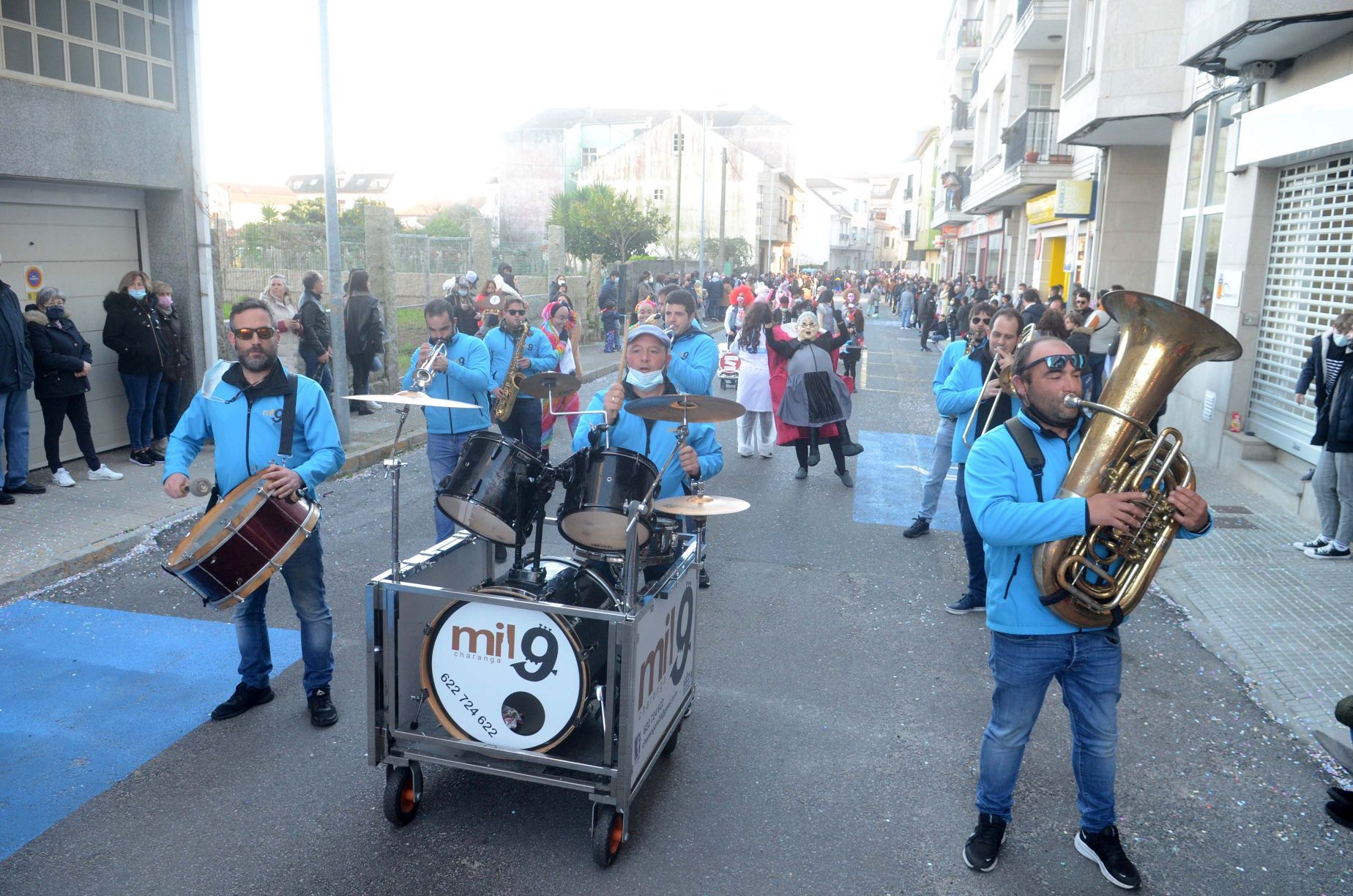 Desfile del Momo en Vilanova para despedir el Entroido 2022.