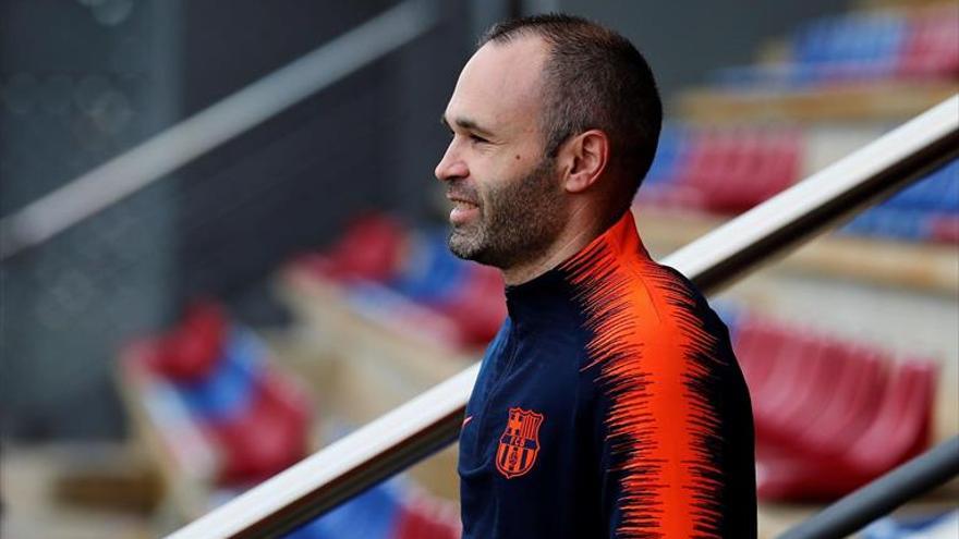 La ultima copa con Andrés Iniesta