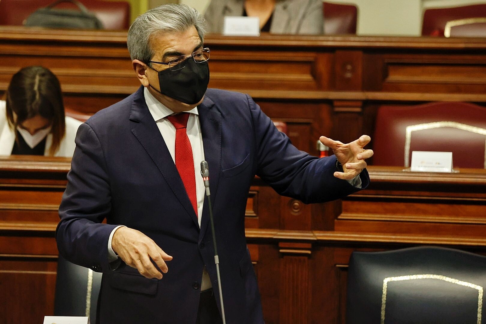 Pleno en el Parlamento de Canarias (9/2/21)