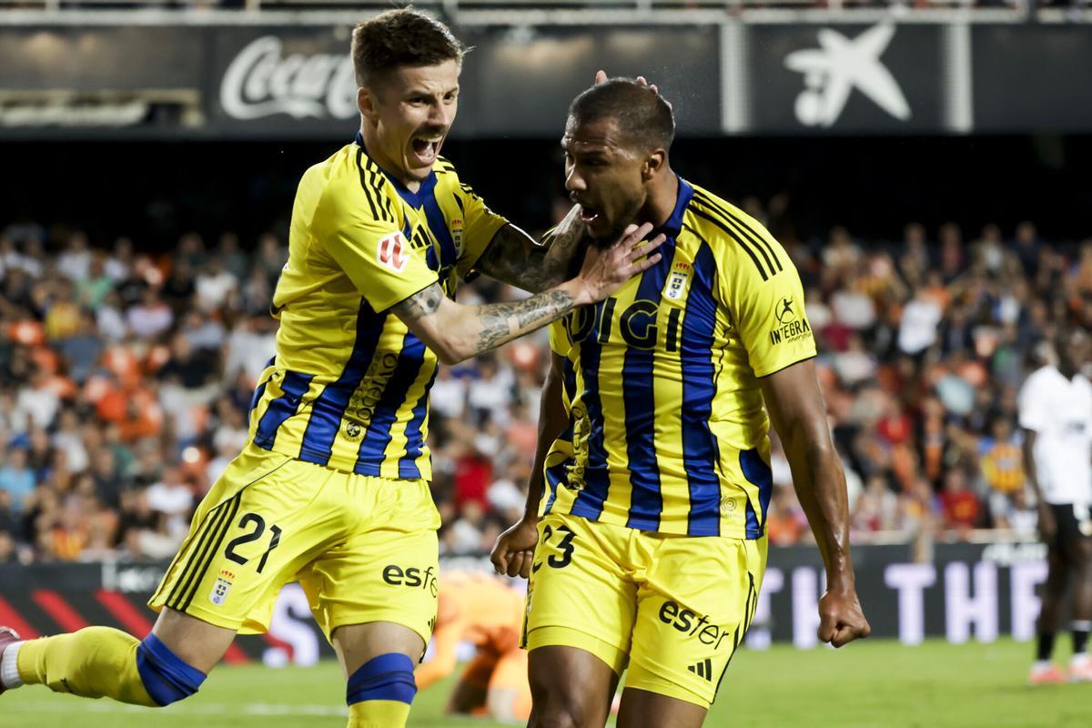 Fútbol. Partido correspondiente a la jornada 7 de Primera División temporada 2025-2026 entre el Valencia y el Real Oviedo. VALENCIA - OVIEDO, VALENCIA, LALIGA, 30/09/20225, JOSE MIGUEL FERNANDEZ, FACTORIA9