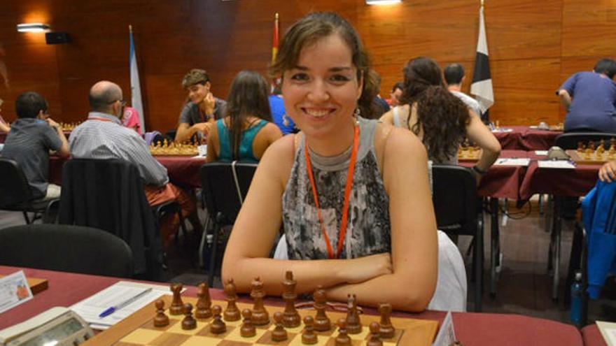 Sabrina Vega, durante una competición de ajedrez.