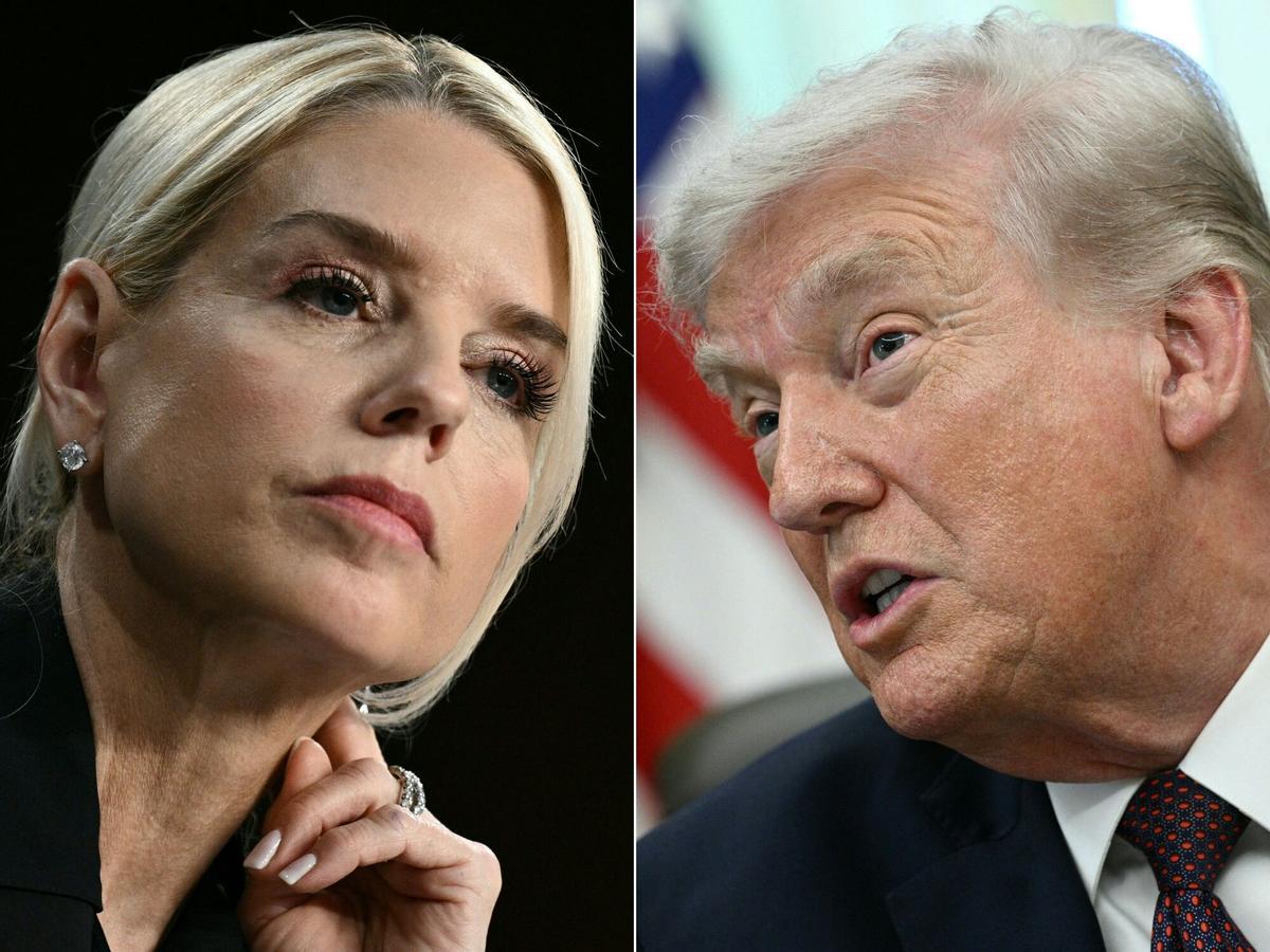 El presidente de EEUU, Donald Trump, destituye a la fiscal general, Pam Bondi