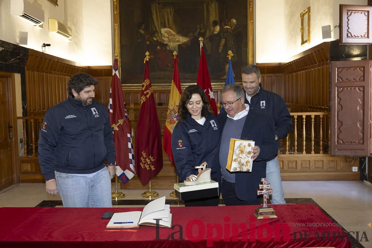 Así ha sido la visita de Isabel Díaz Ayuso a Caravaca de la Cruz