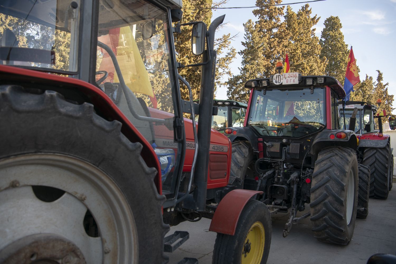 Protestas de los agricultores en Galicia