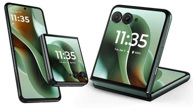 Motorola presenta tres nuevos dispositivos plegables tipo flip en la familia razr