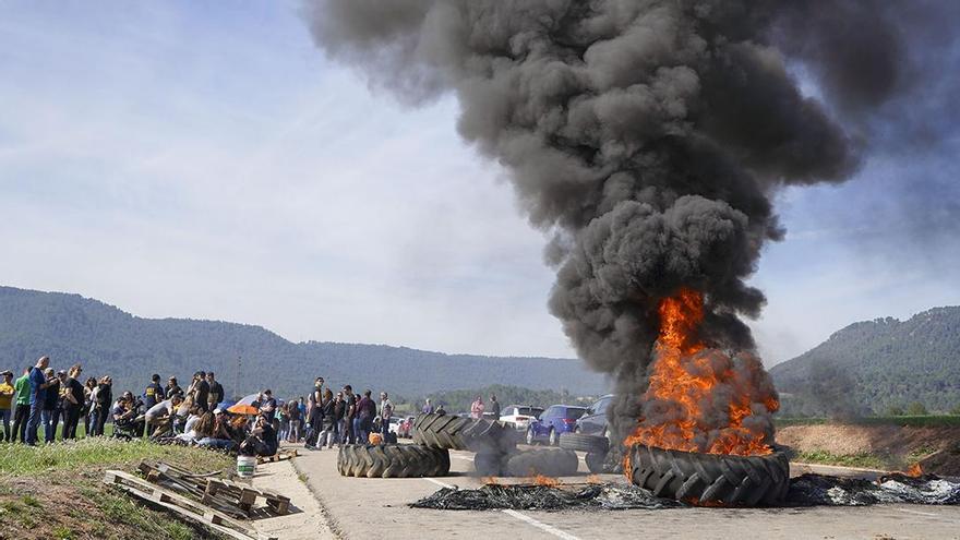 Protesta de funcionaris a LLedoners