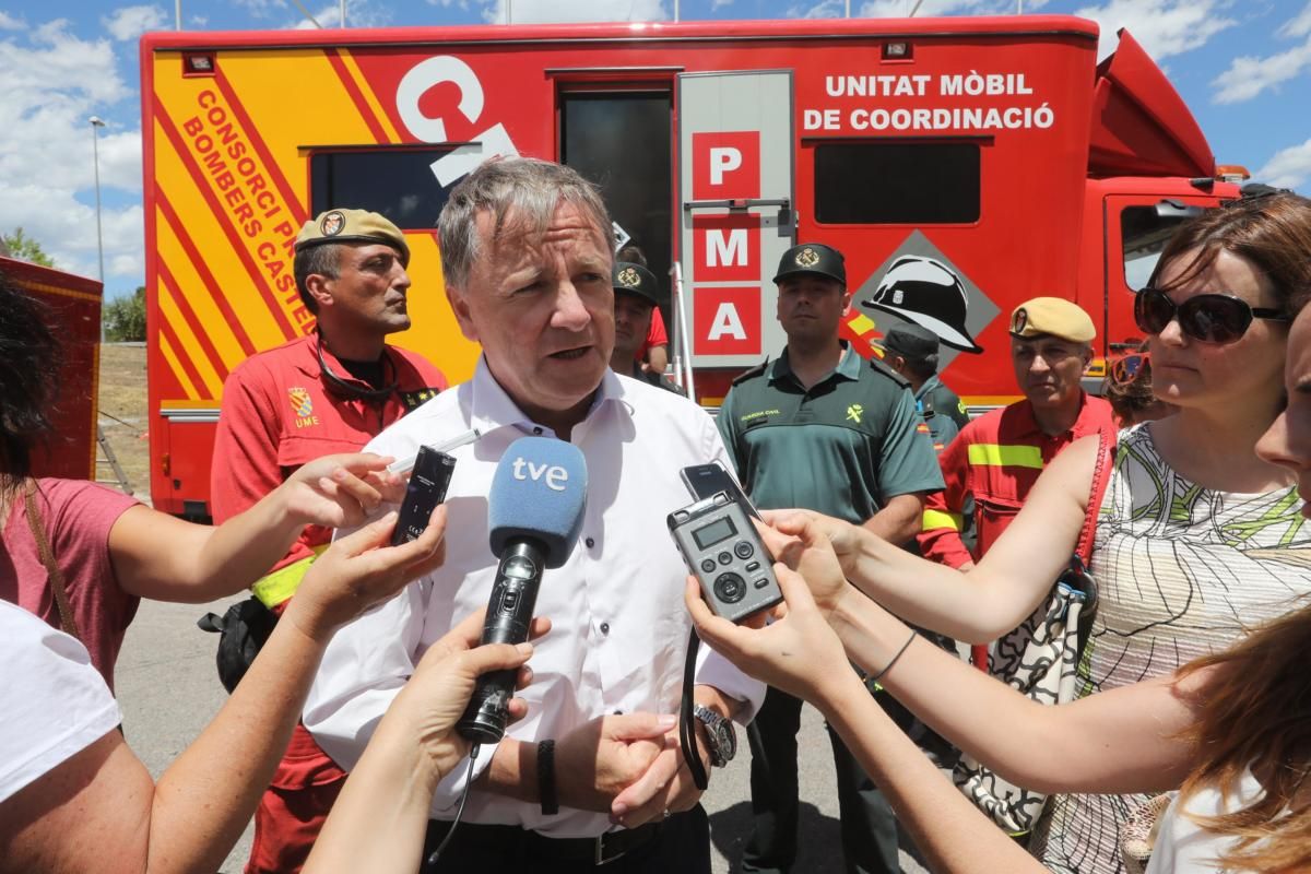 Incendio en la Serra Calderona