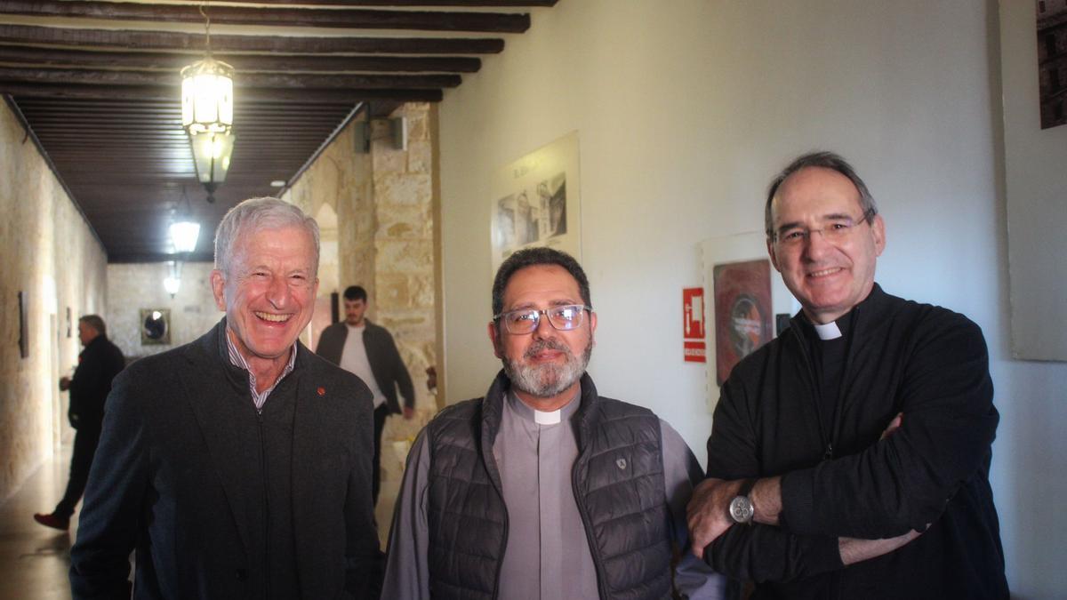 Desde la izquierda, Manuel Bretón, Vicente Martín y Antonio Jesús Martín de Lera
