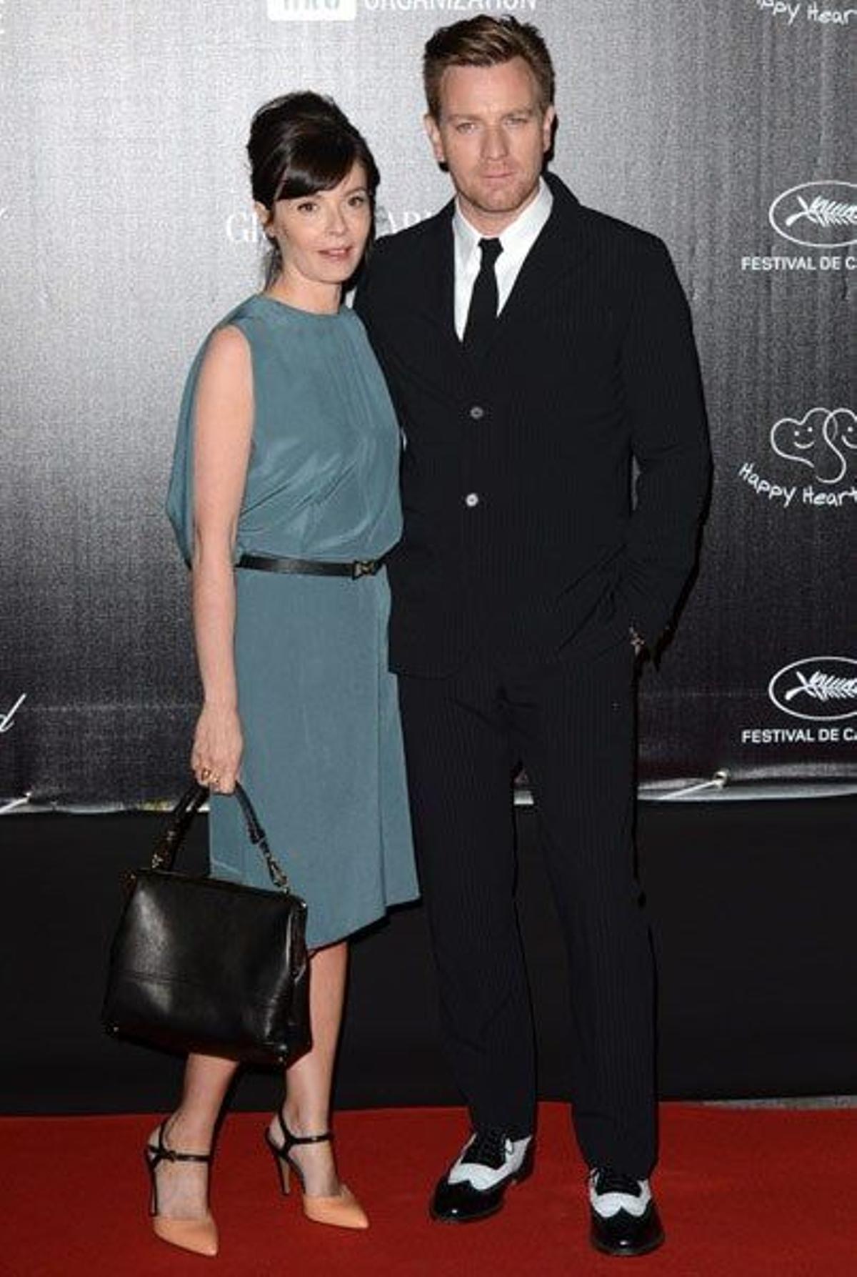 Ewan McGregor y su mujer