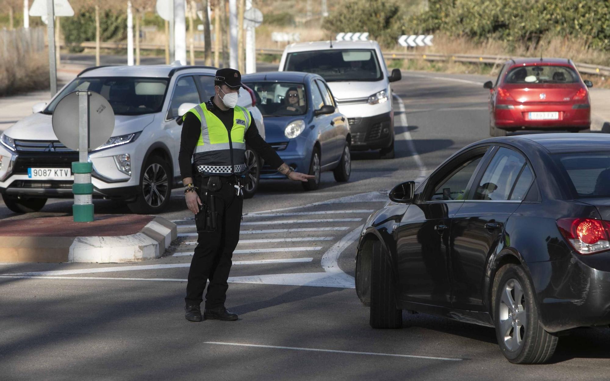 Tercer fin de semana de cierre perimetral en Sagunto