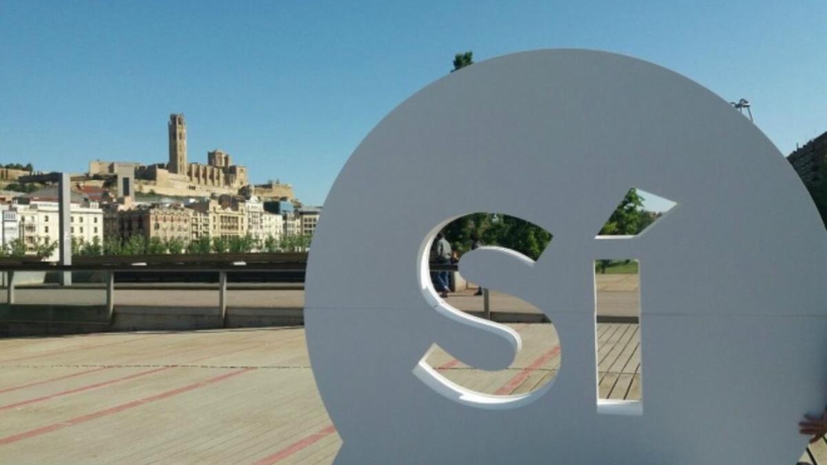 Sí gigante en Lleida