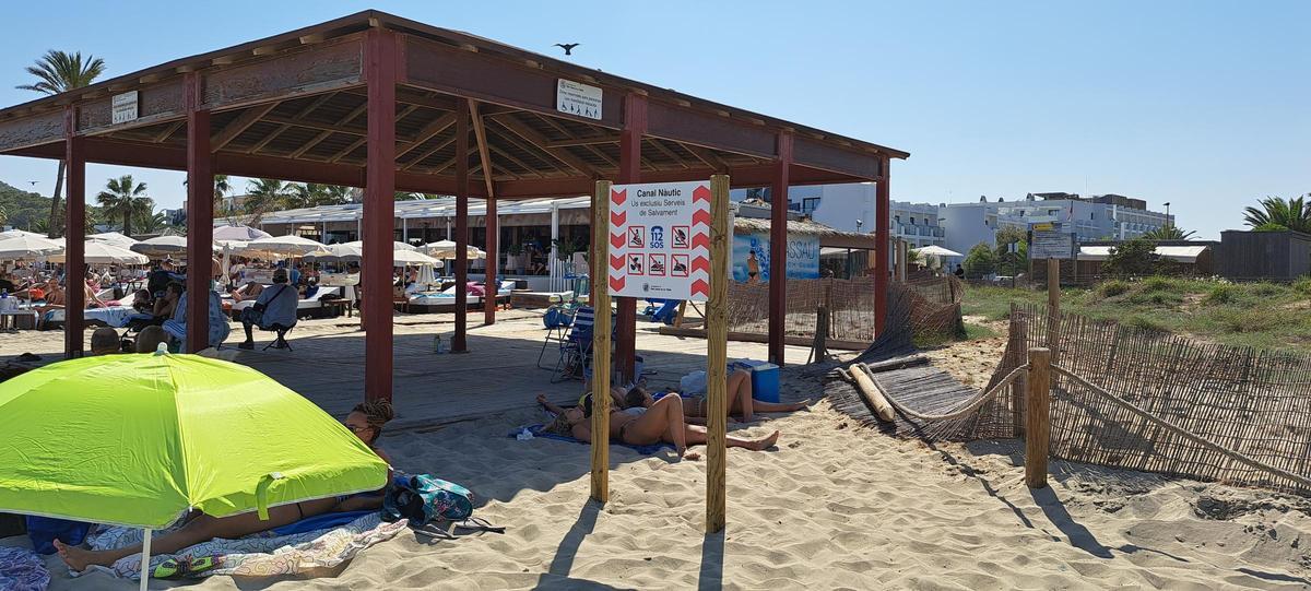 Motos de agua en Platja d'en Bossa
