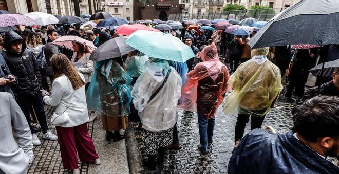 La lluvia obliga a suspender la Gloria en Alcoy