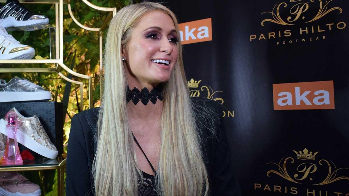 Paris Hilton presenta su nueva colección de zapatos en Bogotá