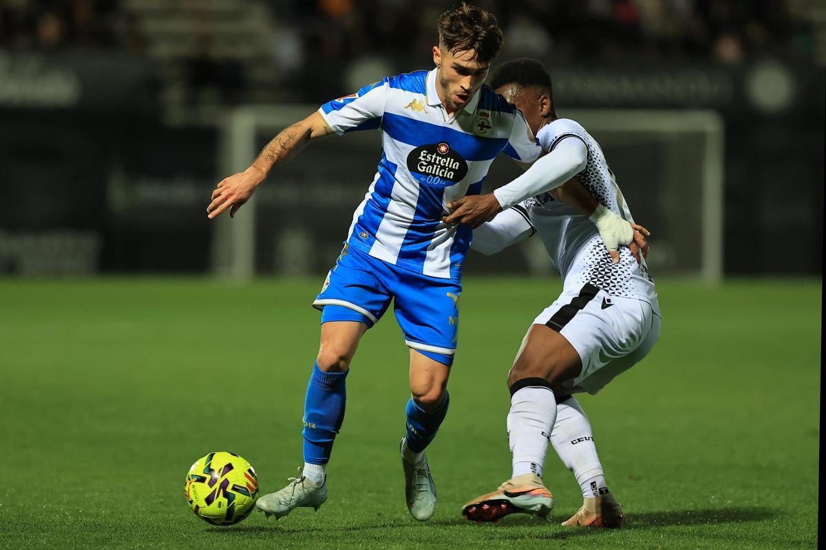 Altimira, durante el partido