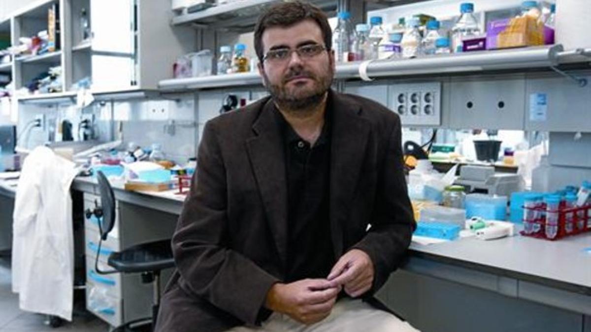 El investigador Eduard Batlle, en su laboratorio del Institut de Recerca Biomèdica de Barcelona.