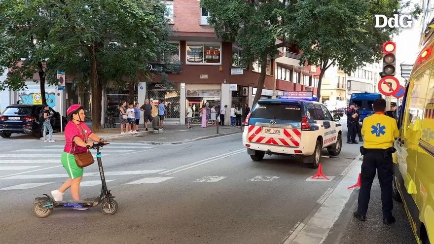 Nou desallotjament al bloc ocupat de Ferran Puig de Girona amb un ampli desplegament policial