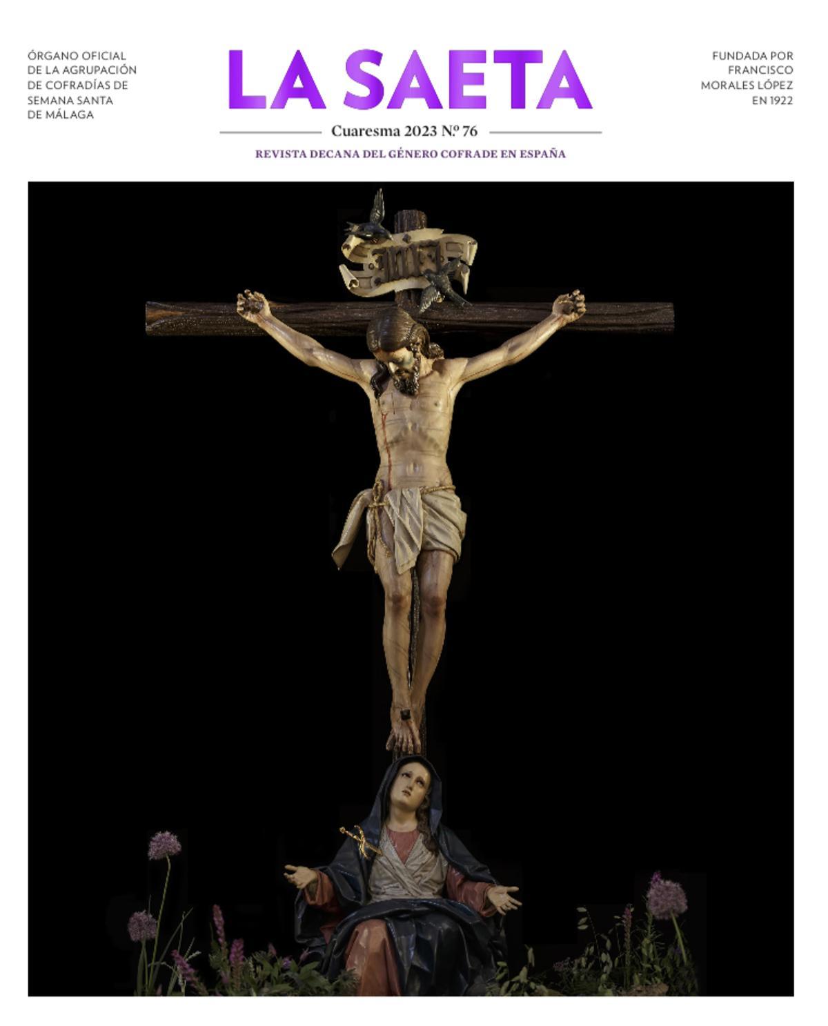 Portada de la revista, con el Cristo del Amor.