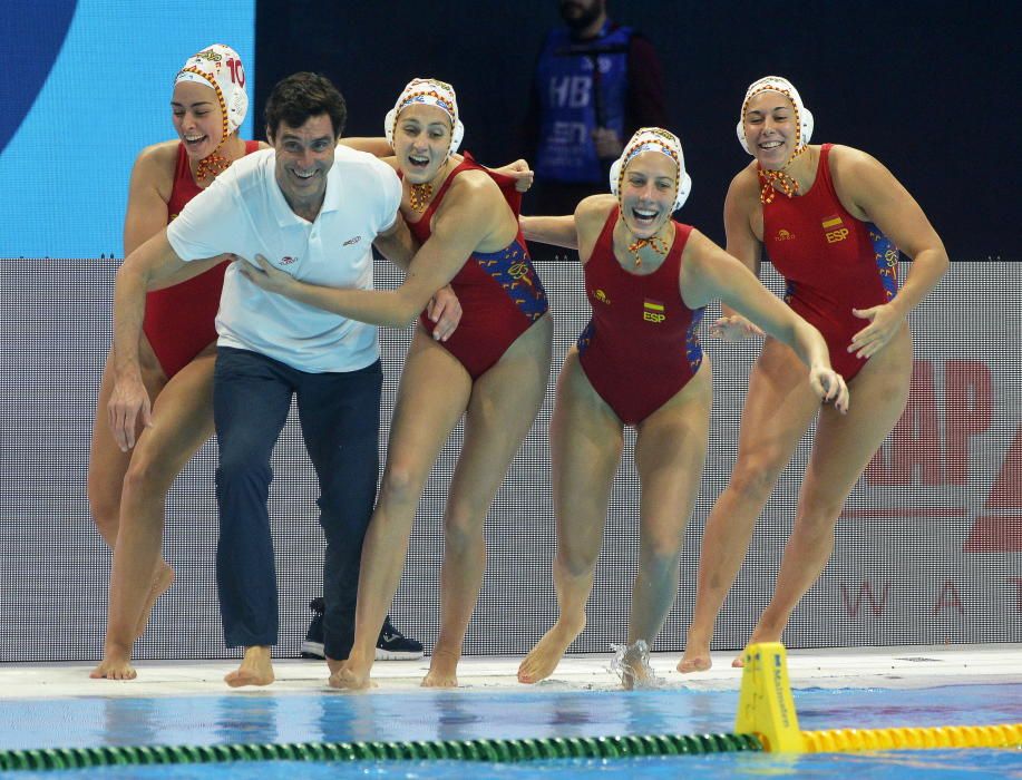 Final Europeo de Waterpolo: España-Rusia (13-12)