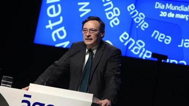 Simón durante la celebración del día mundial del agua el pasado 20 de marzo en Cornellà de Llobregat.
