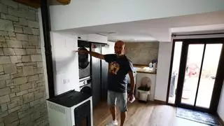 Pedro, un año después de que la riada arrasara su vivienda en Azuara: "Hemos recuperado esta casa, pero hemos perdido un hogar"