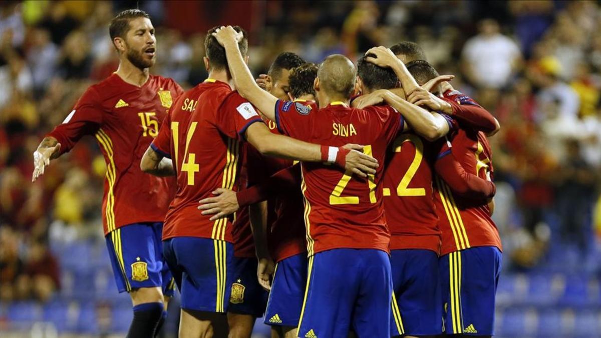 España no faltará a su cita mundialista tras ganar a Albania de manera brillante