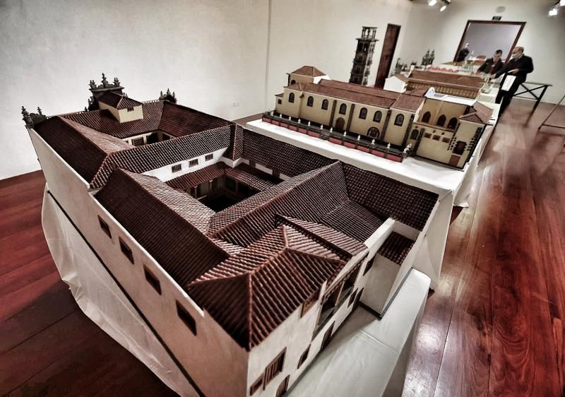 Maquetas de edificios históricos de La Laguna