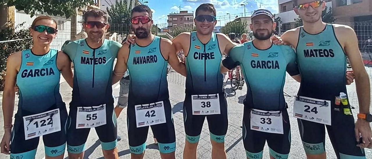 Participantes del ISD Trirun en el duatlón sprint de Orihuela. | LEVANTE-EMV